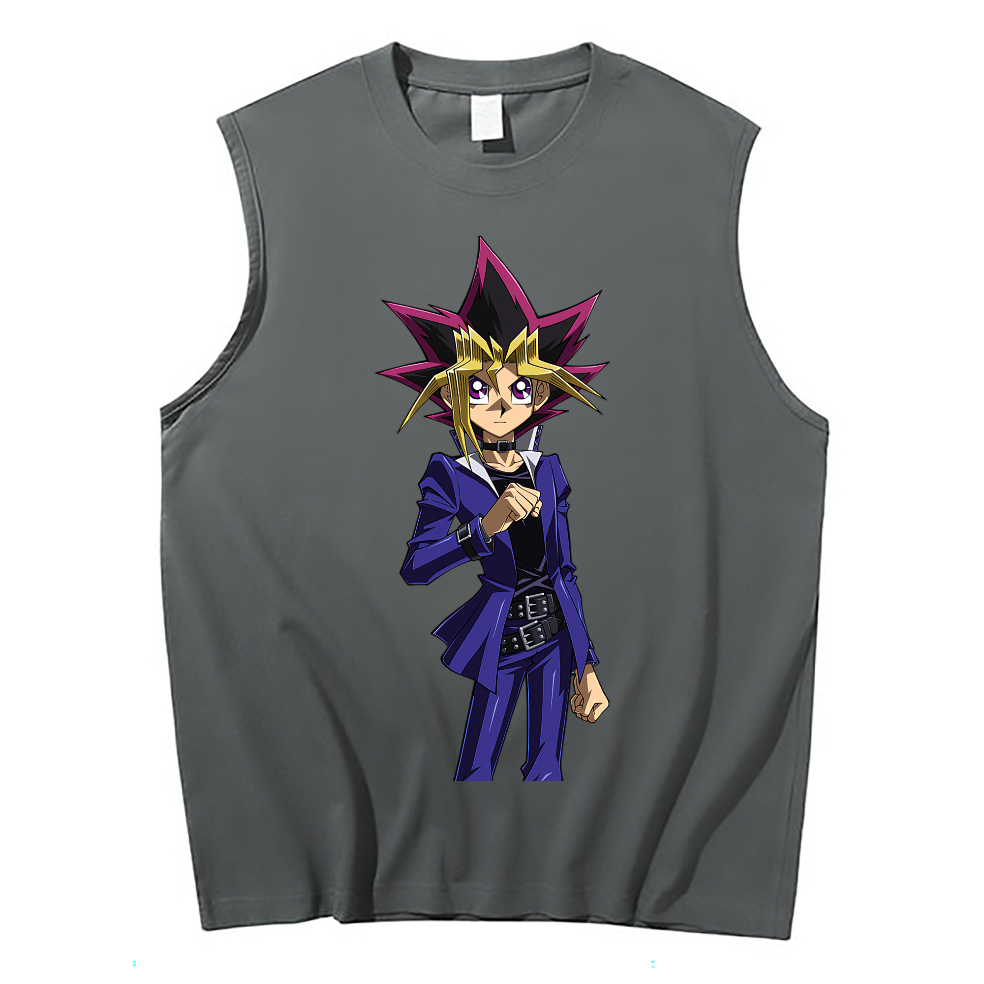 （画像用） 遊☆戯☆王 Yu-Gi-Oh! コットン100％タンクトップ（フロントプリント）